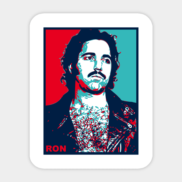 Ron Jeremy Sticker by Pop Spider Store